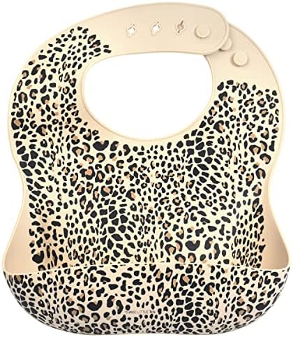 Three Little Tots Modern Silicone Baby Bib – Adjustable Fit Waterproof Catch by ThreeLittleTots