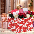 Valentine's Day Basket for Gifts Empty Cute Heart Large Gift Basket Decorative - Image 4