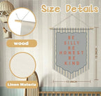 Boys Nursery Room Wall Decor, Be Silly Be Honest Kind Decor - Image 7