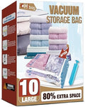 Vacuum Storage Bags, 10 Large Vacuum Seal Bags by HIBAG