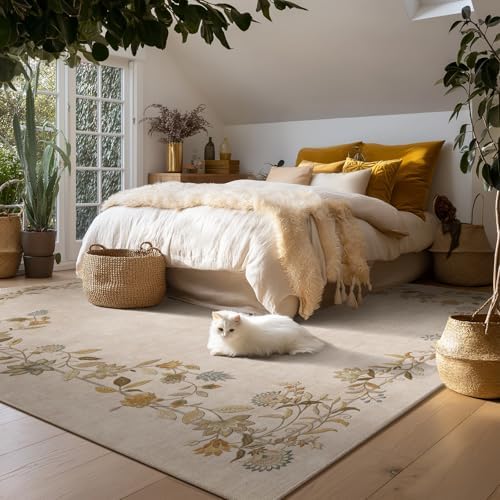 9x12 Area Rugs for Living Room: Washable Bedroom Rug Non Slip Large Carpet - Image 4