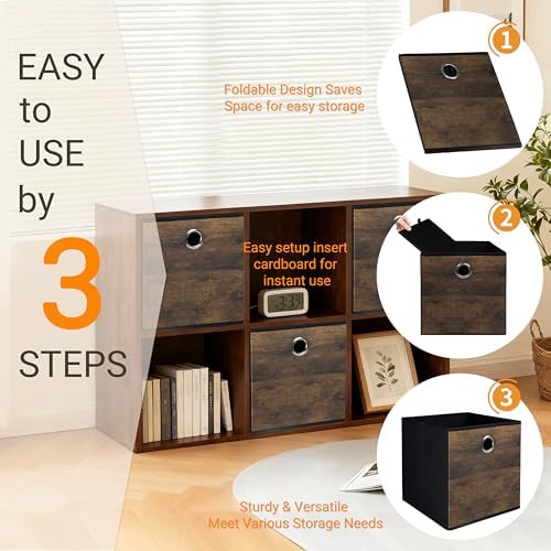 Stylish Fabric Cube Storage Bin - Image 7