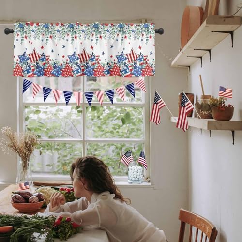 4th of July Kitchen Curtains Valances - Image 6