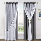 Magnetic Curtain Tiebacks Metal 1 Pair Metal Moon Curtain Clips Rope Holdbacks - Image 6