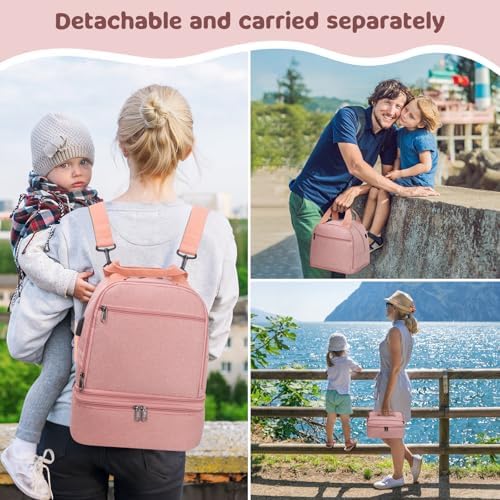OCKLILY Breast Pump Bag Cooler Backpack — Large Insulated Milk Storage - Image 4