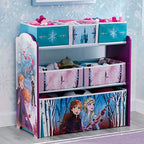Disney Frozen II 6 Bin Design and Store Toy Organizer by Delta Children - Image 2