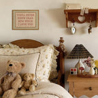 Framed You'll Never Know Dear How Much I Love You Wall Art, Vintage Nursery - Image 2