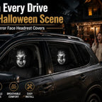 2PCS Ghost Face Headrest Covers – Scary Headrest Covers - Image 5