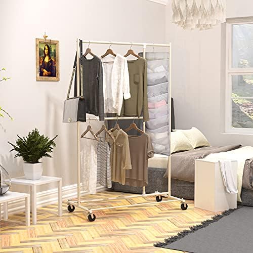 Simple Houseware 24-Pocket Double-Sided Hanging Closet Organizer - Image 4