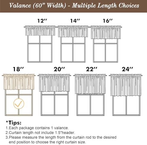 Chyhomenyc Blue Short Curtain Valance - Image 3