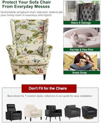 CRFATOP Wingback Chair Covers Stretch Armchair Slipcovers - Image 5