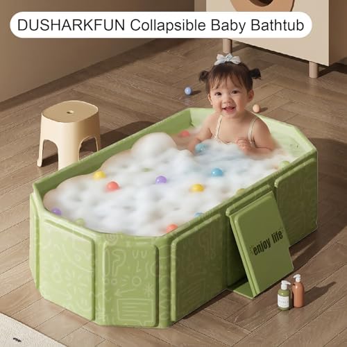 Portable & Foldable Bathtub for Newborns to Toddlers, Baby Bathtub, Lightweight - Image 2