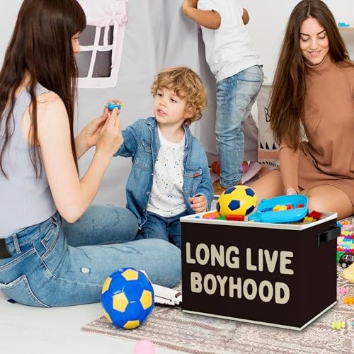 Long Live Boyhood Boys Storage Bins Box - Image 2