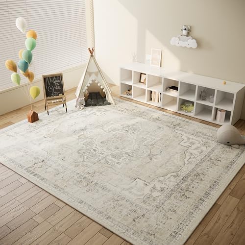 Area Rugs 9x12 Living Room: Washable Bedroom Rug Non Slip Soft Large Carpet - Image 6