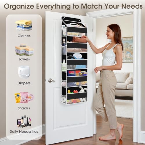 1Pack Over The Door Organizer Large Capacity Hanging Storage Room Organizer - Image 6