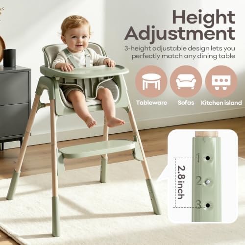 Mloong High Chair for Babies and Toddlers - Image 4