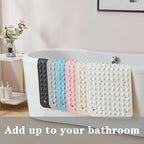 YANZIFLY Bathtub Mat for Shower: Soft Silicone Bath Mat Non Slip - Image 7