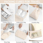 KPX 8 Set Packing Cubes for Travel, Luggage Packing Organizers Accessories - Image 4
