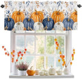 Vandarllin Fall Thanksgiving Kitchen Curtains Valances by VandarllinHomeKitchenDecor