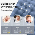 Yoofoss Hooded Baby Bath Towels 2 Pack 100% Muslin Organic Cotton - Image 4