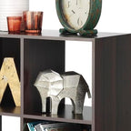 Whitmor 9 Cube Storage Organizer, 3 Tier Stackable MDF Wood Bookcase, Open - Image 4