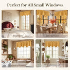 StangH Yellowish Gold Autumn Velvet Valance 52x18 Inch, 1 Panel - Image 6