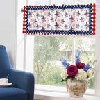 4th of July Kitchen Curtains Valances - Image 3