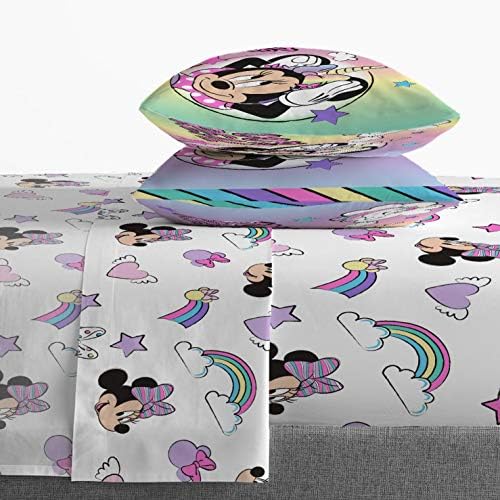 Disney Minnie Mouse Full Size Comforter Set 7 Piece Kids Bedding - Image 5
