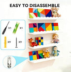Nursery Book Shelves, Scalloped Wall Bookshelf - Image 7
