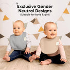 KeaBabies 8-Pack Organic Baby Bibs - Image 6