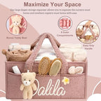 Personalized Baby Diaper Caddy Organizer - Image 4