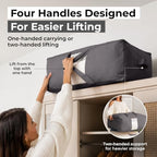 Soft Canvas Storage Bags with Zipper. Thick Breathable - Image 4