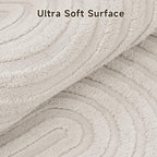 Pauwer 3x10 Area Rugs for Living Room, Modern Non Slip Washable Rug - Image 3