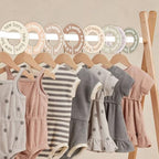 cephira Baby Closet Dividers for Clothes – Earth Tone Round Baby Clothes - Image 2