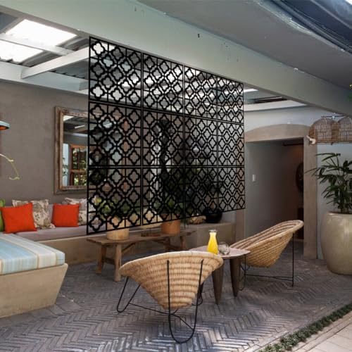Stepstall 12 Pcs PVC Hanging Room Divider, Thick Decorative Flower Design Room by stepstall