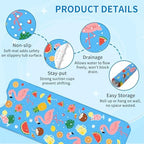 Flamingo Bath Mat for Tub Non Slip, Kids Bath Mat for Baby - Image 3