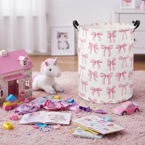 Baby Laundry Basket Kids Hamper Toy Storage Bin - Image 2