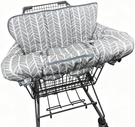 ICOPUCA Shopping Cart Cover for Baby Padded Grocery cart seat Cover for Baby - Image 2