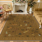 BESBLEE 4X6 Area Rug for Bedroom, Washable Animal Non Slip by BESBLEE