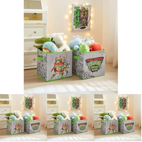 Teenage Mutant Ninja Turtles: Mutant Mayhem Storage Cubes – Set of 2 by IdeaNuovaCharacterShop