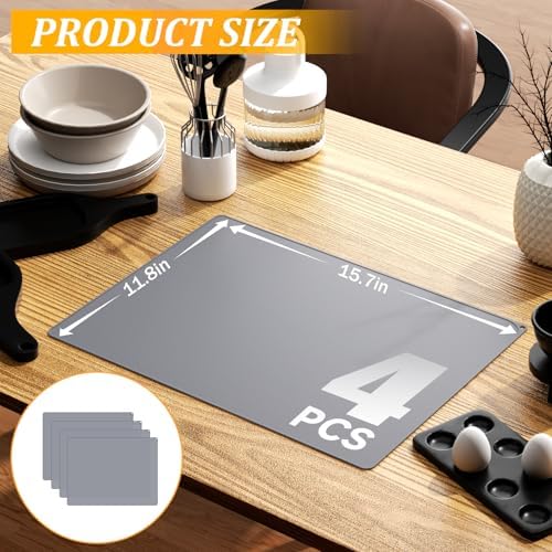Silicone Placemats for Toddlers Baby, Food-Grade, Heat Resistant Silicone Mat - Image 3
