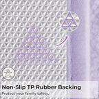 GRANNY SAYS Lilac Bathroom Rugs Set 3 Piece, Soft Microfiber Bath Mats - Image 5