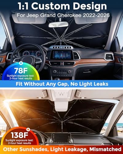Weektic Custom Windshield Sun Shade Umbrella - Image 2