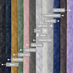 Lecloud Leia Light Grey Sheer Curtains 84 Inches Long 2 Panels, Semi Sheer - Image 6