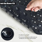 Non Slip Bathtub Shower Mat, Extra Long Bath Mat - Image 2