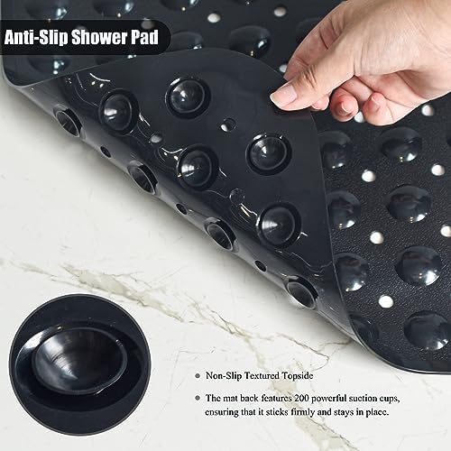 Non Slip Bathtub Shower Mat, Extra Long Bath Mat - Image 2