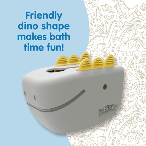Dr. Brown’s CleanUp Dino-Soft Baby Bath Spout Cover, Soft and Safe on Tub Faucet - Image 6