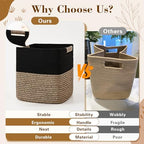 12 Inch Storage Cubes, 3 Pack Cube Storage Bins - Image 5