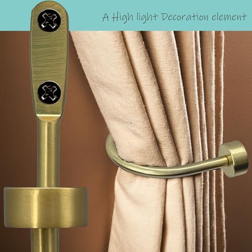 Quality Curtain Holdbacks, Solid Steel Curtain Holdback - Image 2