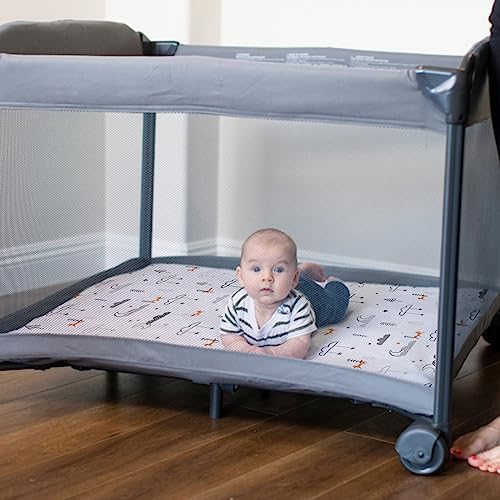 Pack n Play Sheets, BROLEX 2 Pack Mini Crib Sheets, Stretchy Portable Fitted - Image 4